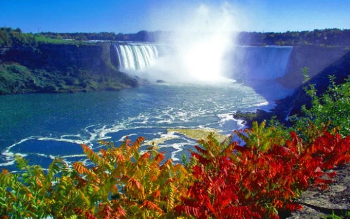 niagara falls ariel view