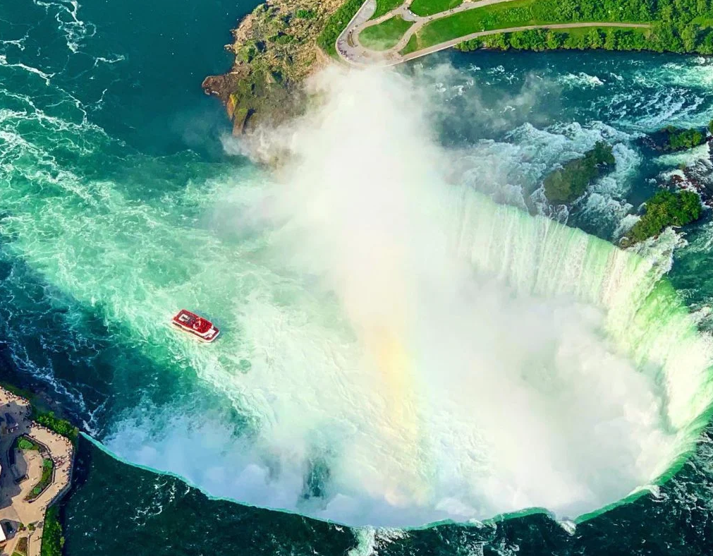niagara falls ariel view